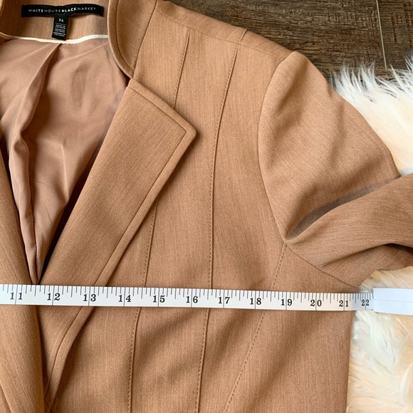 ❤️SOLD WHBM Heathered seasonless blazer jacket - Picture 4 of 8